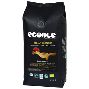 Eguale Inca Blend hela bönor - Fairtrade-märkt och ekologiskt kaffe