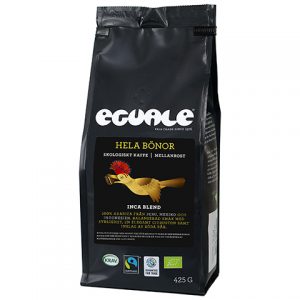 Eguale Inca Blend, mellanrostat bryggkaffe hela bönor - Fairtrade och ekologiskt